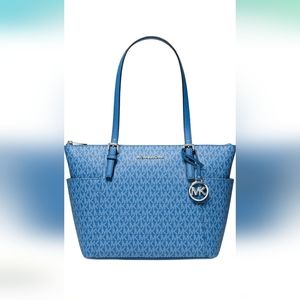 Michael Kors Jet Set Heritage Blue Bag NWT